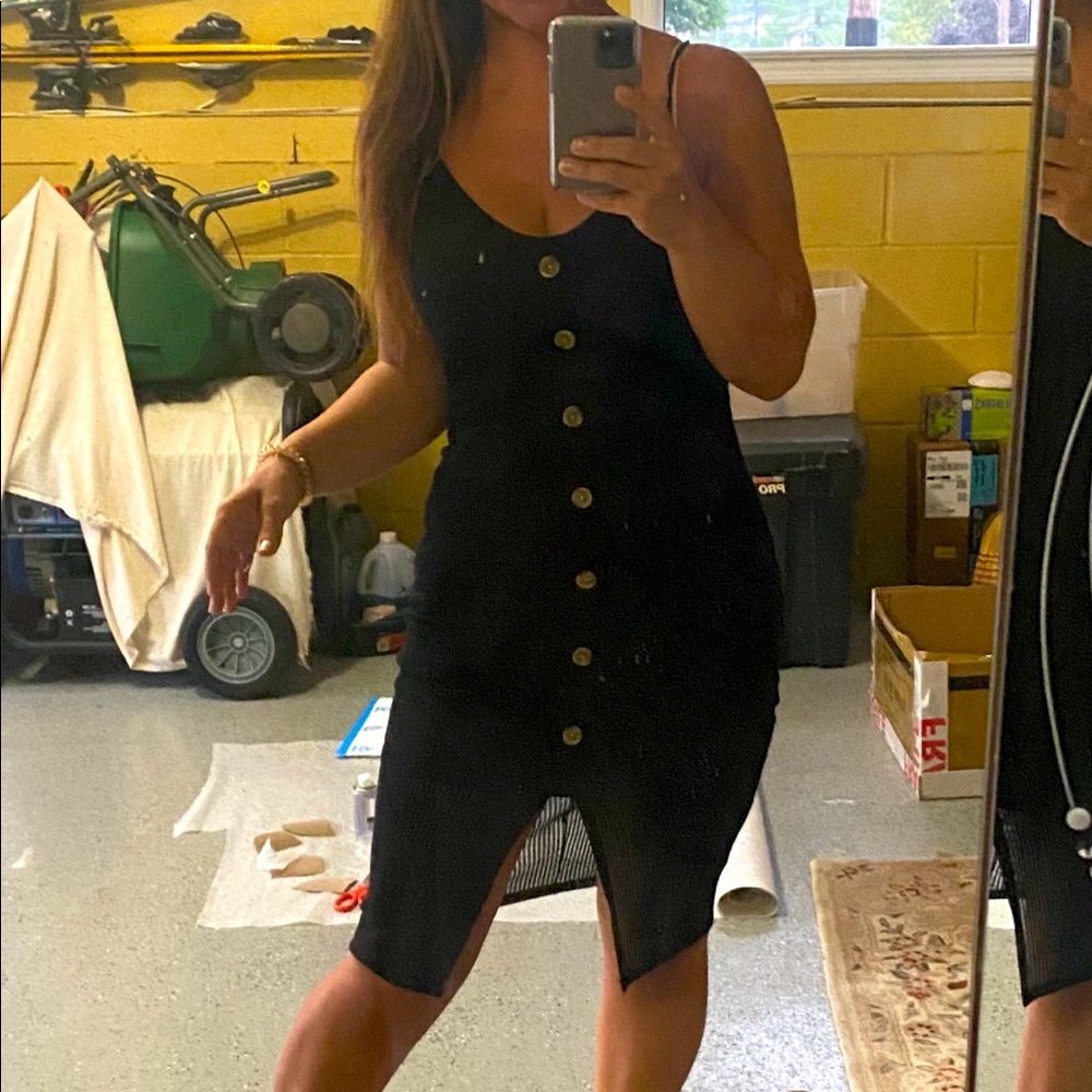 Express ribbed midi dress - Picture 2 of 7
